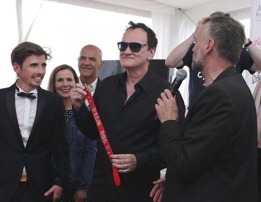 Quentin Tarantino wins top dog award at Cannes Film Festival