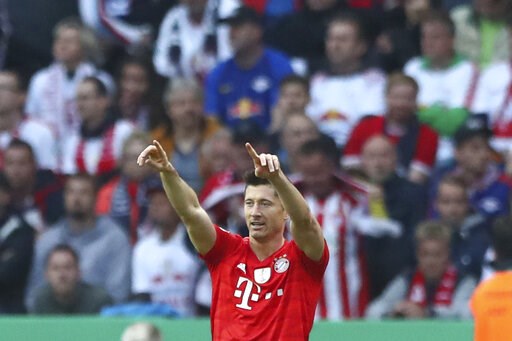 Bayern beats Leipzig 3-0 in German Cup final to seal double