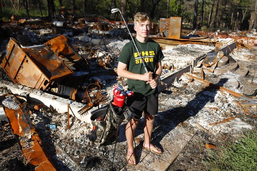 From fire and ash to caps, gowns: Graduation in burned town