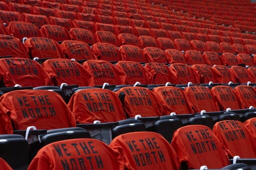 The Latest: Warriors rally, force Game 6 in NBA Finals