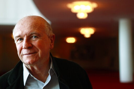 (AP Photo/Jacquelyn Martin, File). FILE - In this April 1, 1010, file photo, playwright Terrence McNally poses at the Kennedy Center in Washington. McNally, one of America’s great playwrights whose prolific career included winning Tony Awards for the p... (AP Photo/Jacquelyn Martin, File). FILE - In this April 1, 1010, file photo, playwright Terrence McNally poses at the Kennedy Center in Washington. McNally, one of America’s great playwrights whose prolific career included winning Tony Awards for the p...