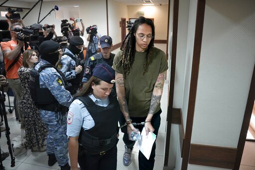Brittney Griner back in Russian court on cannabis charge