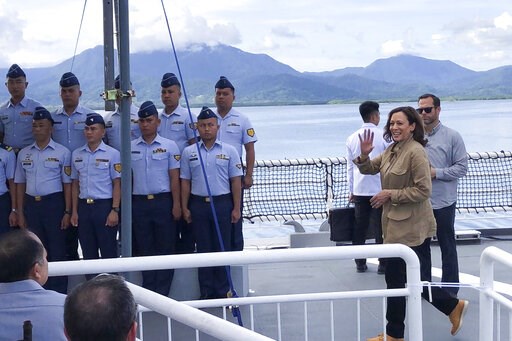 VP Harris urges defense of sovereignty in South China Sea