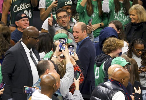 UK royals arrive in Boston to showcase youthful monarchy